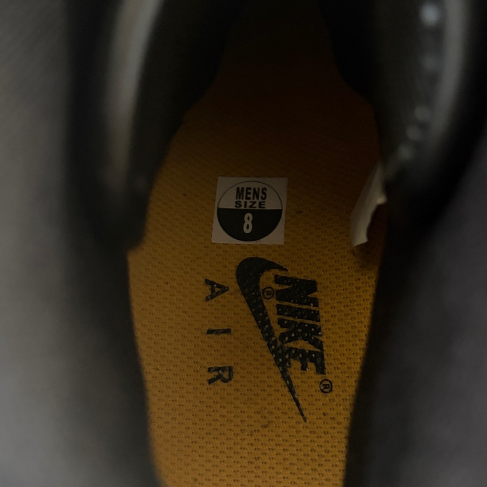 Nike Air Force 1 Boot Cordura Black/Gold Men’s 8 - Picture 5 of 7